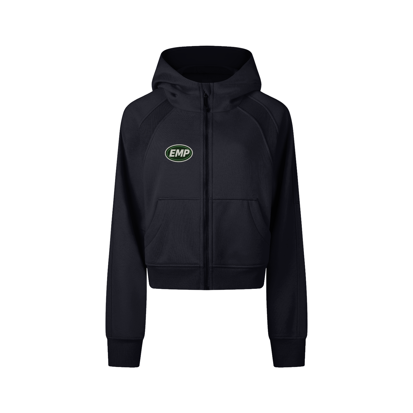 EMP Cropped Zip-Through Hoodie