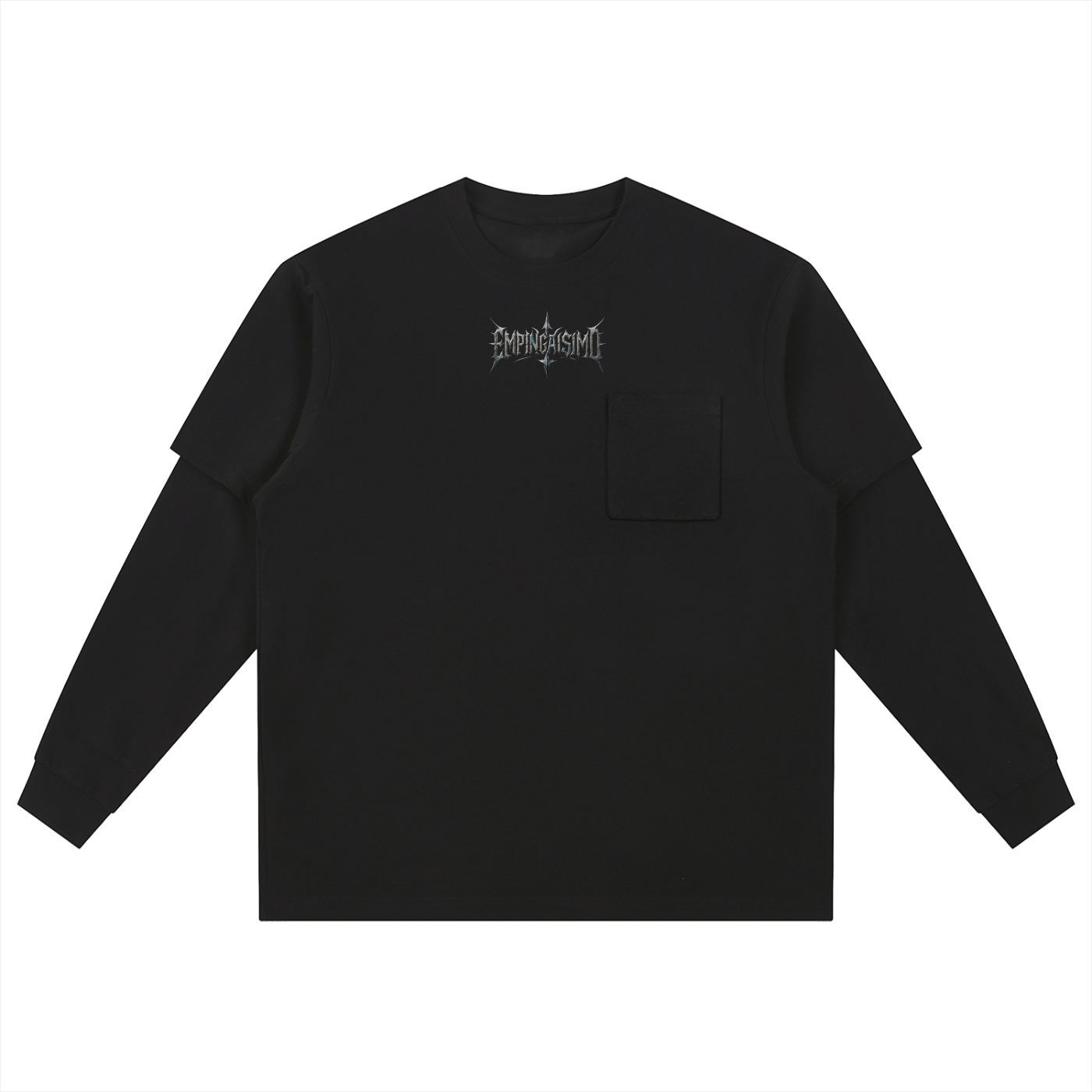 Empingaisimo Layered Long Sleeve Oversized Tee